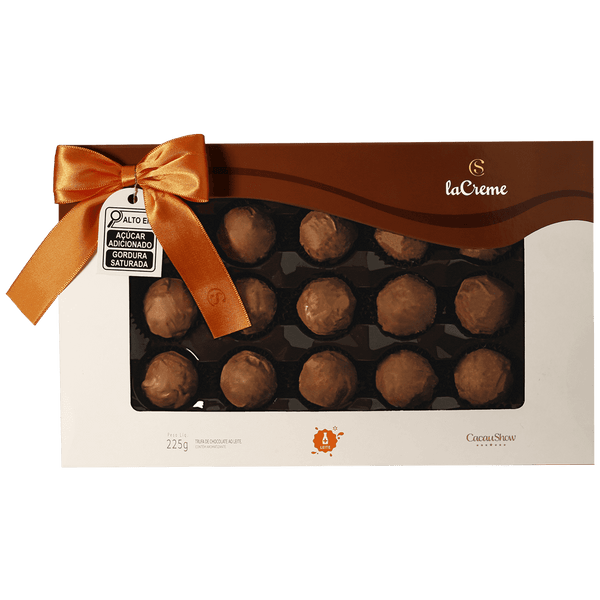 Caixa de Trufas laCreme ao Leite 225g