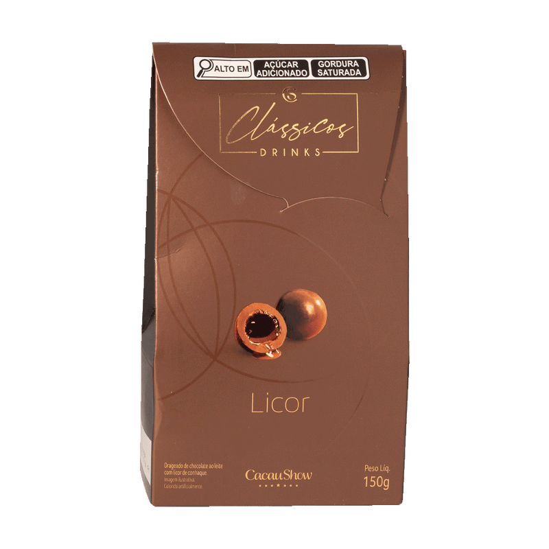 Drageados Clássicos ao Leite com Licor 150g