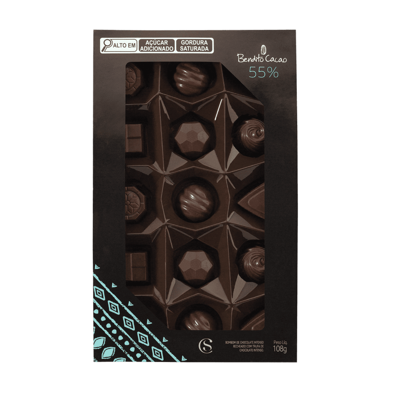 Caixa de Bombons Mini Show Bendito Cacao 108g