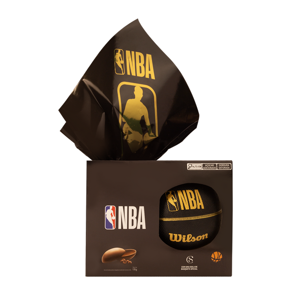 [Caixa Branca] Ovo de Páscoa ao Leite Chocoesportes Bola NBA 1570Kg