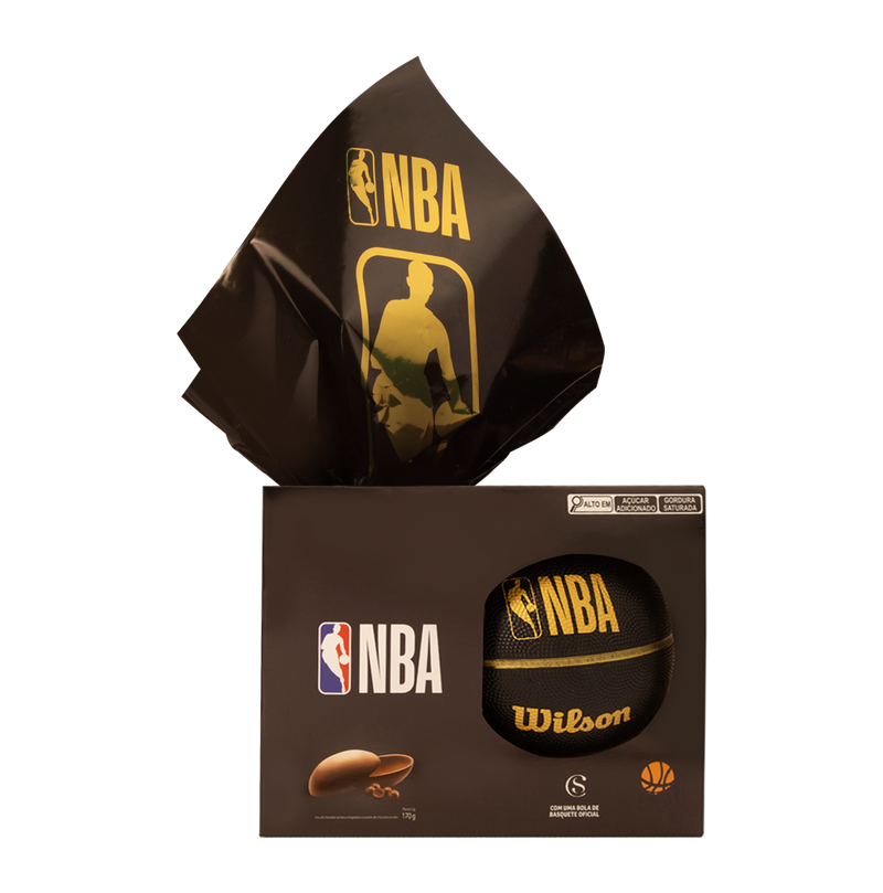 [Caixa Branca] Ovo de Páscoa ao Leite Chocoesportes Bola NBA 1570Kg